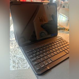 iPad with Case, Keyboard and Screen Protector